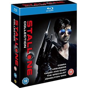 SYLVESTER STALLONE COLLECTION 5 Movie Set Blu-Ray NEW (USA Compatible)
