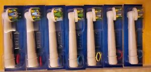 New Genuine Oral-B Max Advanced Clean or Floss Action Refill Brush Heads 7 Count