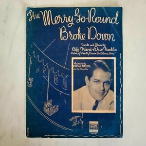 New ListingVintage Sheet Music - 1937 - The Merry-Go-Round Broke Down - Frankie Masters