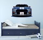 Personalized Car Wall Decal - Mustang Car Wall Sticker, Kid Room Decor se210