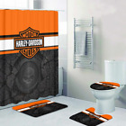 Legendary Harley Davidson Motorcycle v2 Printed Shower Curtain or Bathroom Sets.