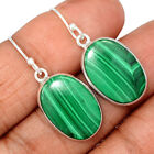 New ListingNatural Malachite - Congo 925 Sterling Silver Earrings Jewelry CE30896