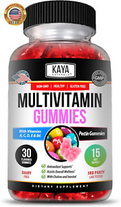Adult Multi Vitamin Gummy, Biotin, Vitamin A, C & E, Including Zinc &Vitamin B-1