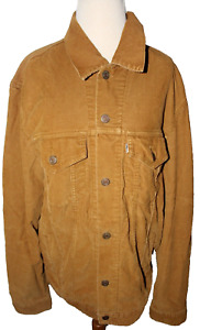 LEVI STRAUSS & CO Men's XL Corduroy Button Front Jacket 67% Cotton 33% Polyester