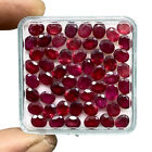 Natural Ruby 15 Pcs 5x4mm Oval Cut Dazzling Red Loose Gemstones Wholesale Lot