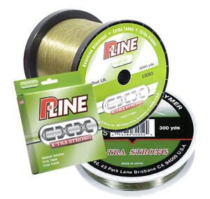 P-Line Cxx Moss Green X-Tra Strong Fishing Line 600 Yards Select Lb Test