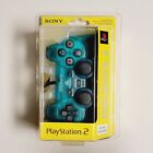 New ListingSony Playstation DualShock 2 PS2 Emerald Controller Green Clear SCPH-10010 OEM