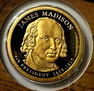 2007 P D S JAMES MADISON Presidential Dollar Proof P D In Mint Packaging