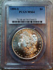1880-S PCGS MS64 Morgan Dollar / ROTATED DIE PL Cameo Devices Mirror Fields