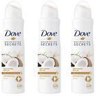 3 x Dove Coconut Jasmine Restoring Ritual Antiperspirant Deodorant Spray, 150ml