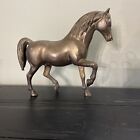 large bronze Or brass horse statue sculpture. Vintage Heavy Decor Collectible