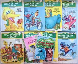 The Sesame Street Library Jim Henson's Muppets Golden Book Lot of 11 Vintage 70s