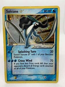 Suicune Gold Star 115/115 Holo Unseen Forces Pokemon TCG