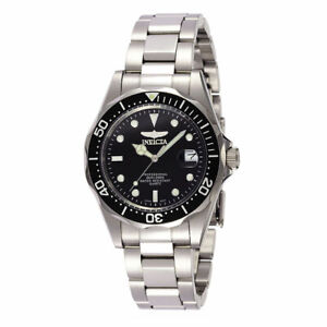 Invicta Men's Watch Pro Diver Black Dial Quartz Stainless Steel Bracelet 8932