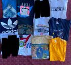10 Vintage T Shirt Lot Bundle Wholesale Mix Various Sizes and Tags 70s-Y2K