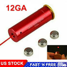 12GA Shotgun Boresighter 12 Gauge Laser Cartridge Bore Sighter Battery Incluede