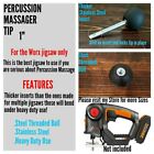 Percussion Massager Attachment Tip Worx Jigsaw SCIATIC /SORE MUSCLES...1 in