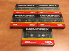 Memorex dB Series Blank Audio Cassette Tapes Normal Position 5 Pack 90 Minutes