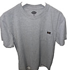 Dickies Men's T Shirt, Grey Color, Medium Size, Front Pocket
