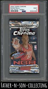 2004-05 Topps Chrome Basketball Foil HOBBY Pack - PSA 9 - Possible Lebron Kobe