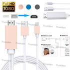 For iPhone 14 13 12 11 XR 8 7 6 HDMI Mirroring Cable Phone to AV TV HDTV Adapter
