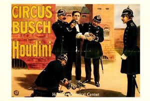 Circus Busch - Houdini Historical Center Appleton Wisconsin Postcard