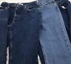 Tommy Hilfiger Womens Dark Blue Classic Fit Denim Straight Jeans 10 Lot Of 3