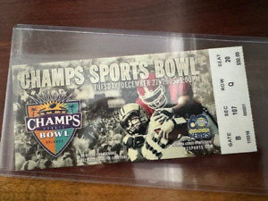 New Listing2005 Champs Sports Bowl Ticket