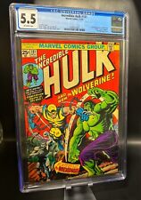 Marvel Incredible Hulk #181 CGC 5.5 1974 1st Full Appearance Wolverine KEY Issue