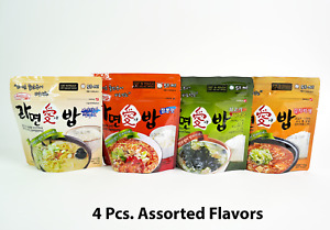 Korean Combat Ration Inspired Instant Food - Variety Pack, Fast Shipping! (4 Pk)