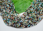 LOTS 3MM MULTI-COLOR NATURAL GEMSTONE FACETED ROUND LOOSE BEADS STRAND 15