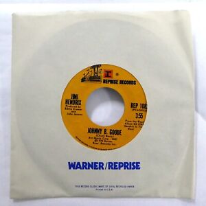 Jimi Hendrix 45 Johnny B Goode / Lover Man 1972 Reprise REP-1082 MINT- #2523