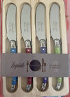 FRENCH HOME Laguiole Cheese Spreader Set of 4 -Stainless Steel-Multicolored