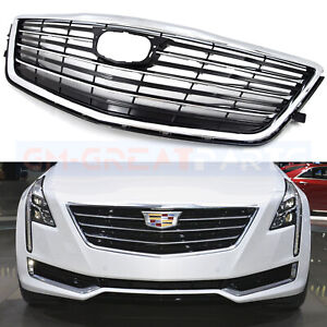 2016 2017 2018 CADILLAC CT6 FRONT UPPER BUMPER GRILLE GRILL CHROME OEM 84124488 (For: 2018 Cadillac)