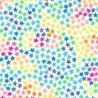 Fabric Baby Stars Rainbow White WINDHAM Flannel 1/4 yard 3831