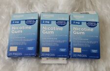 Amazon Nicotine Gum 50pcs nicotine polacrilex gum 2 mg Stop Smoking Aid