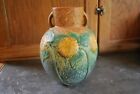 Roseville Pottery Sunflower Vase #493-9 Beautiful Condition