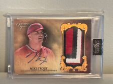 New Listing2021 Topps Dynasty Mike Trout Angels Game-Used Jumbo Patch AUTO 2/10