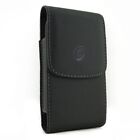 Leather Case Belt Clip Holster Cover Pouch Vertical Carry for Cell Phones