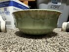 Vintage RRP Co Robinson Ransbottom Pottery Roseville Mix Bowl Green Brown Drip