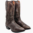 Dan Post Vintage Cowboy Boots Mens Size 9.5 EW  Brown Western Leather DP2293