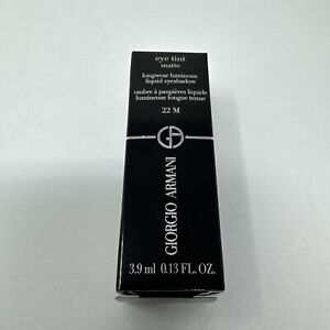 Giorgio Armani Eye Tint Liquid Eyeshadow  0.13oz/3.9ml New With Box cashew 22M