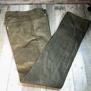 VTG Levis Jeans Mens 32x34 Brown 517 Boot Cut Corduroy Pants White Tab  80s