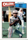 Drew Hill 1987 Topps #309 Signed Football Card Houston Oilers Georgia Tech