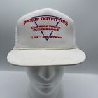 Vintage Pickup Outfitters Custom Truck Accessories Snapback Trucker Hat White