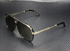GUCCI GG0200S 001 Rectangular Square Black Green 57 mm Unisex Sunglasses