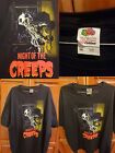 Vtg Night Of The Creeps Movie Poster Shirt Zombie Horror Promo 2XL NWOT