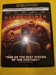 Oppenheimer 2023 4k UHD Blu-ray 1 DISC,All region,NO Digital NO Slipcover