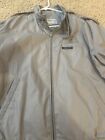 Vintage Members Only Jacket Mens 42 Moto Gray Full Zip Cafe Racer Casual Adult
