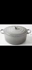 ~Le Creuset *NEW* 7.25Qt Signature Round Dutch Oven - Cast Iron -*French Grey…